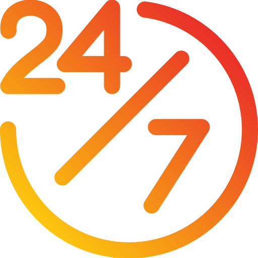 24/7 service